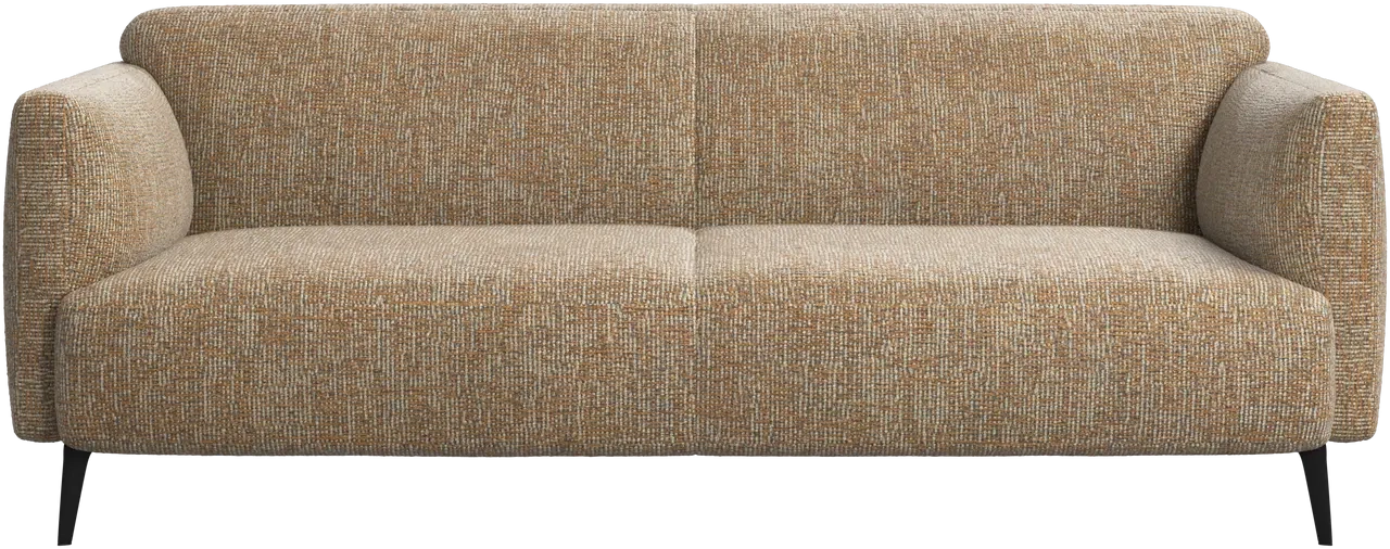 2,5p. Sofa - Sennepsfarvet stof