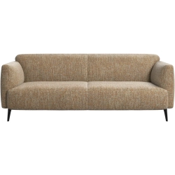 2,5p. Sofa - Sennepsfarvet stof