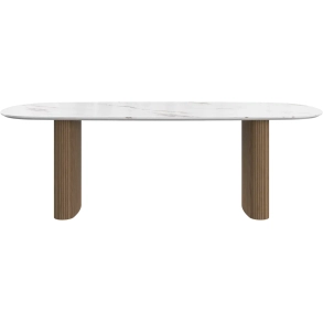 Spisebord - Hvid keramik