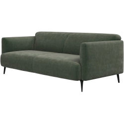 2,5p. Sofa - Stvet grn velour