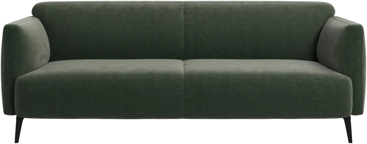 2,5p. Sofa - Stvet grn velour