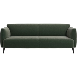 2,5p. Sofa - Stvet grn velour