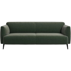 2,5p. Sofa - Stvet grn velour