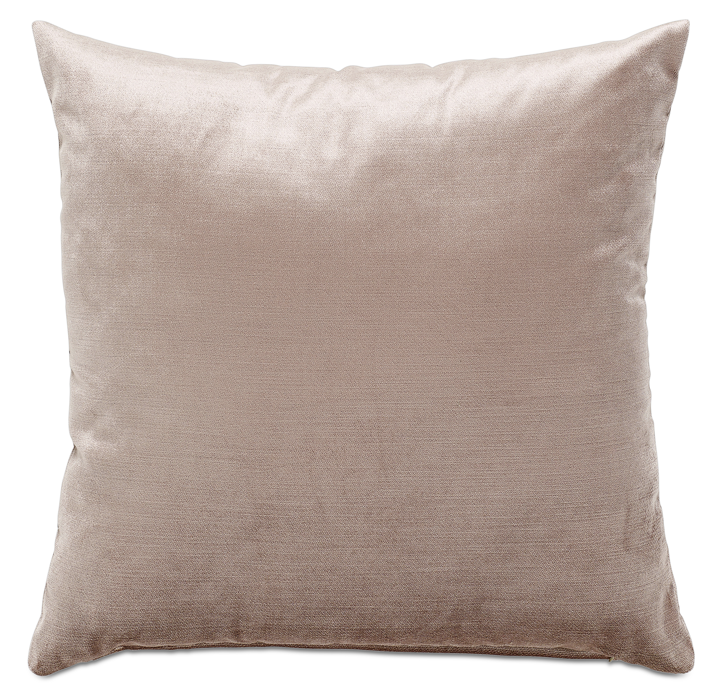 Velour pude - lys Rosa