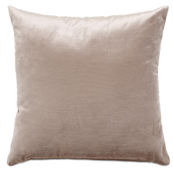 Velour pude - lys Rosa