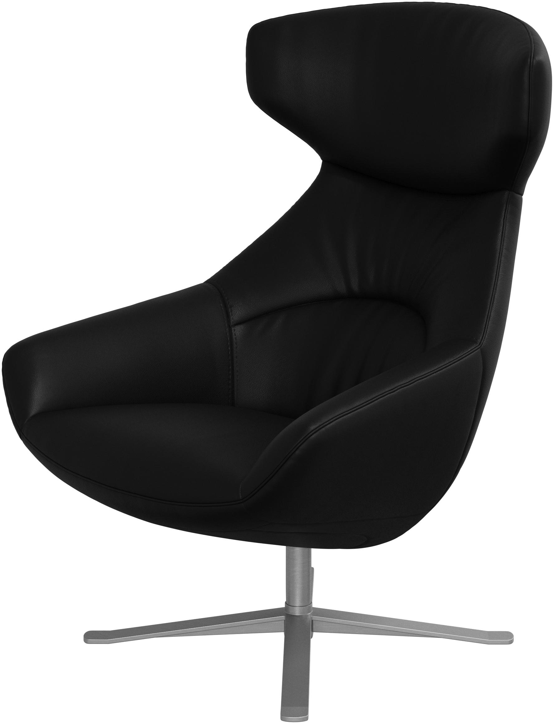 L�nestol i sort l�der