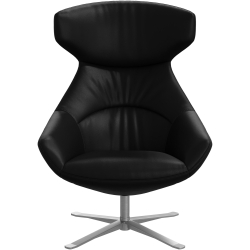 L�nestol i sort l�der