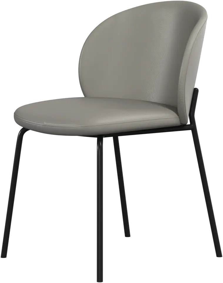 8 stk. Spisestole - Gr� l�der