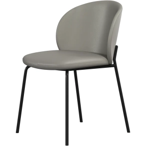 8 stk. Spisestole - Gr� l�der