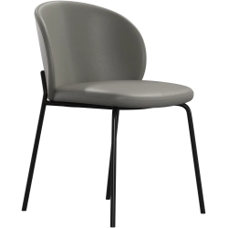 8 stk. Spisestole - Gr� l�der