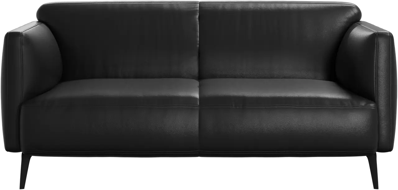 2p. Sofa - Sort l�der