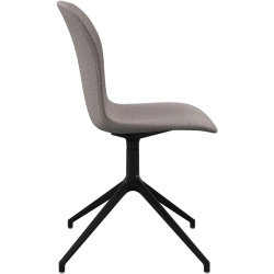 4 stk. Spisestole - Sandfarvet stof