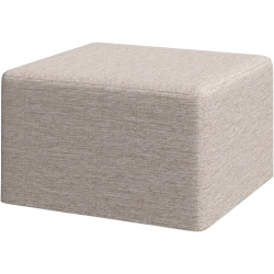 Puf med sovefunktion - beige stof