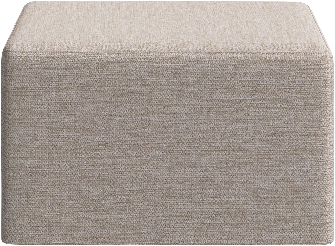 Puf med sovefunktion - beige stof
