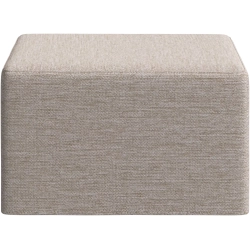 Puf med sovefunktion - beige stof
