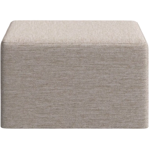 Puf med sovefunktion - beige stof