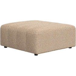 Puf - Sand / beige stof