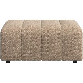 Puf - Sand / beige stof