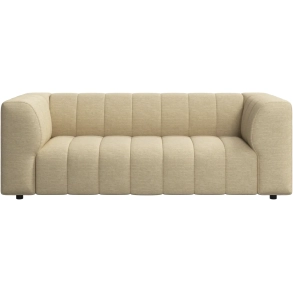 2,5 p. Sofa - Sandfarvet stof