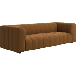 3p Sofa - Sennepsfarvet stof