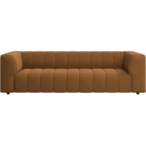 3p Sofa - Sennepsfarvet stof