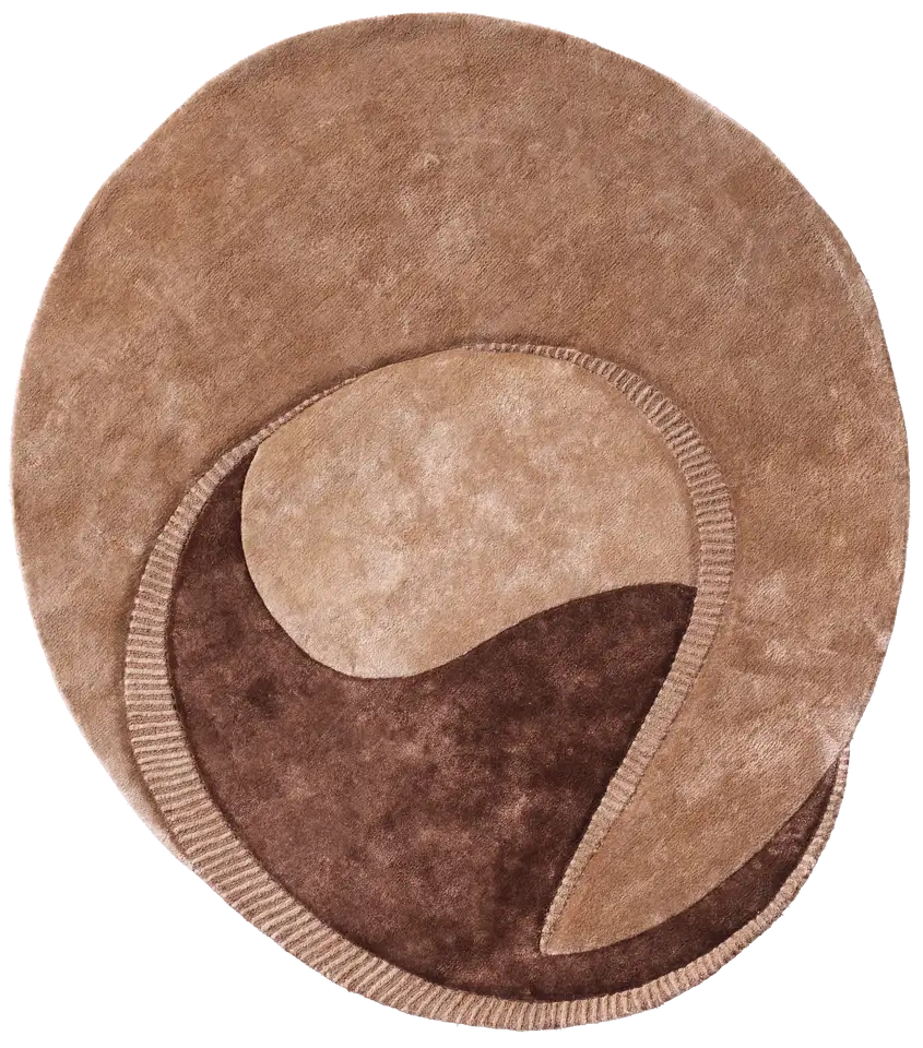 T�ppe - Beige/brun - 160x175
