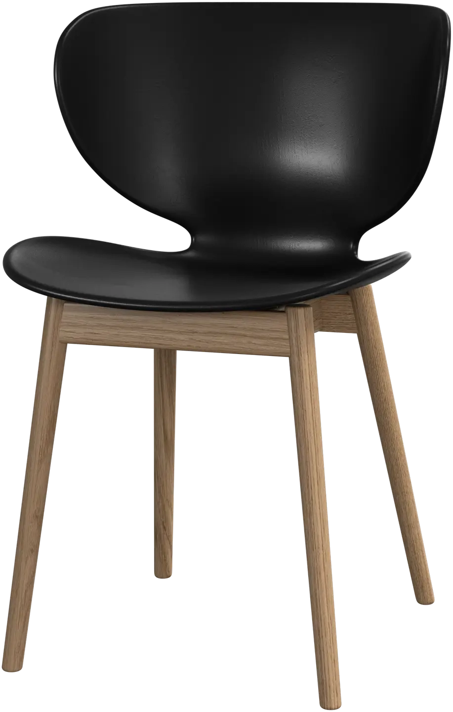 6 stk. Spisestole - Sort plast