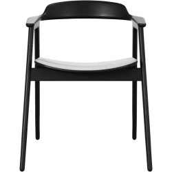 6 stk. Spisestole - Sort egetr�