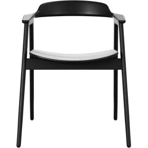 6 stk. Spisestole - Sort egetr�