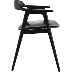 6 stk. Spisestole - Sort egetr�