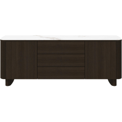 Sk�nk - M�rk eg / hvid keramik