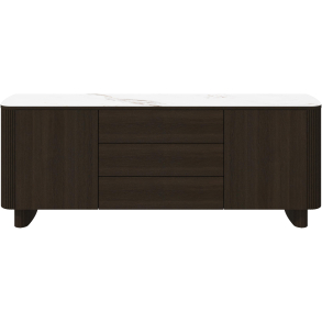 Sk�nk - M�rk eg / hvid keramik