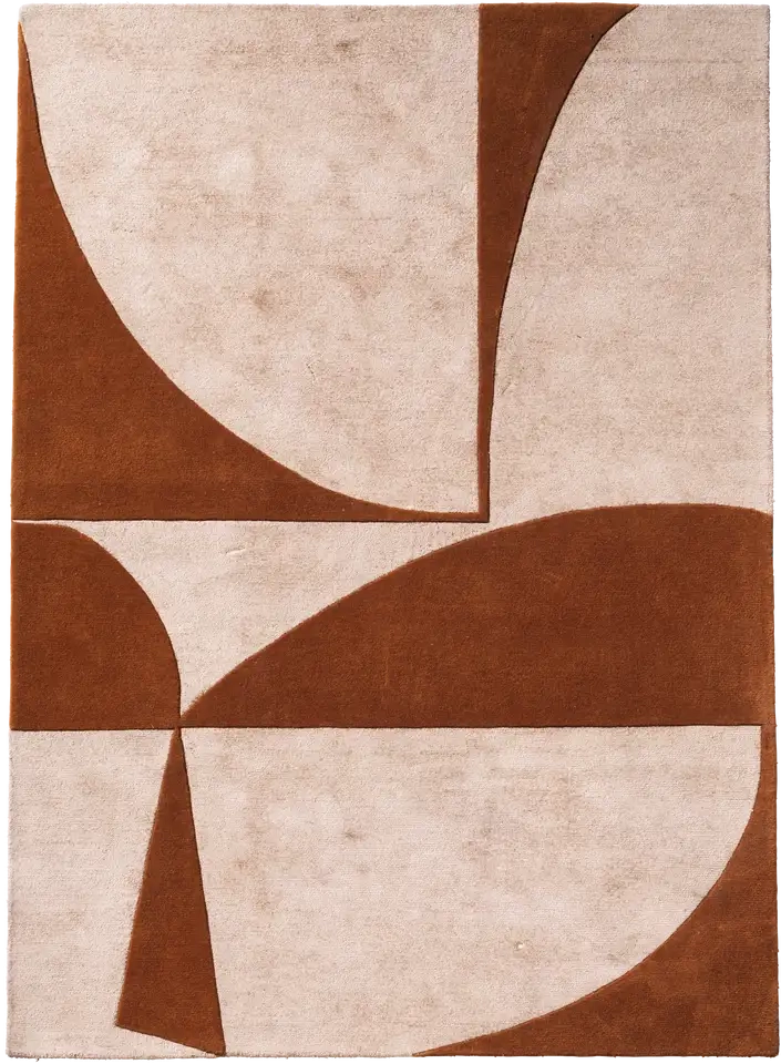 T�ppe - Beige / Orange - 200x300
