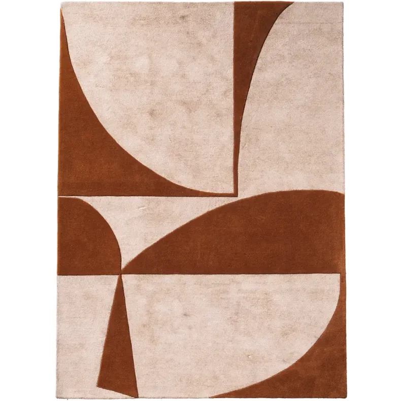 Tæppe - Beige / Orange - 200x300