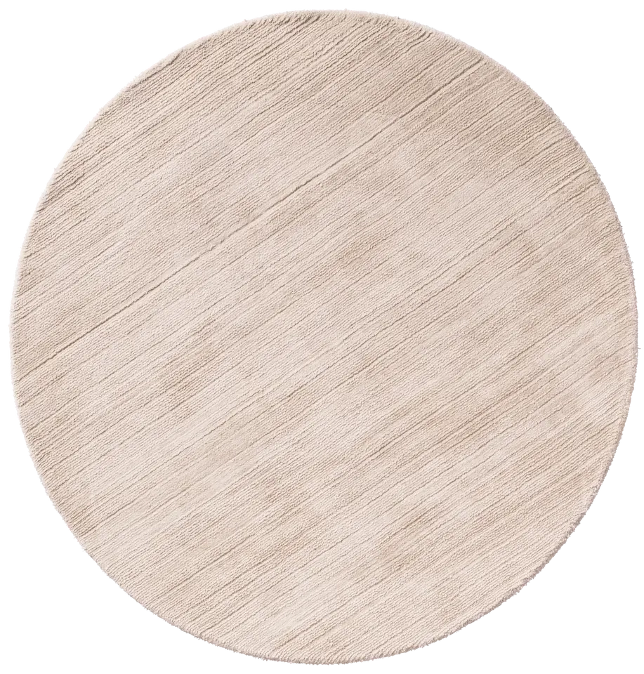 Rund t�ppe - Beige - �: 250