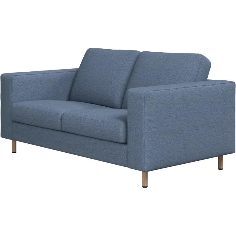 2p. Sofa - Lys bl stof
