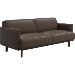 2,5p. Spfa - M�rkt brun l�der