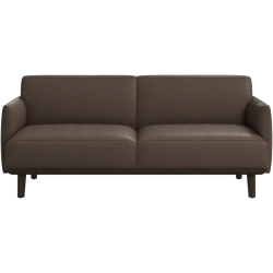 2,5p. Spfa - M�rkt brun l�der