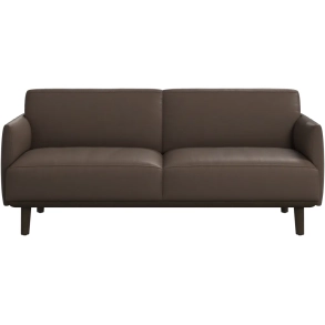 2,5p. Spfa - M�rkt brun l�der