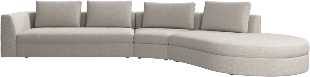 4p. Sofa - Beige stof