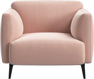 L�nestol - Rosa stof