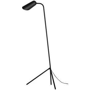 Gulvlampe - Sort metal