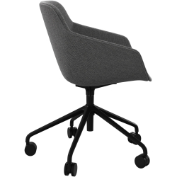 Kontorstol i gr�t stof