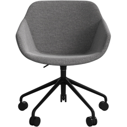 Kontorstol i gr�t stof