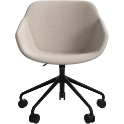 Kontorstol i beige stof