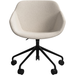 Kontorstol i beige stof