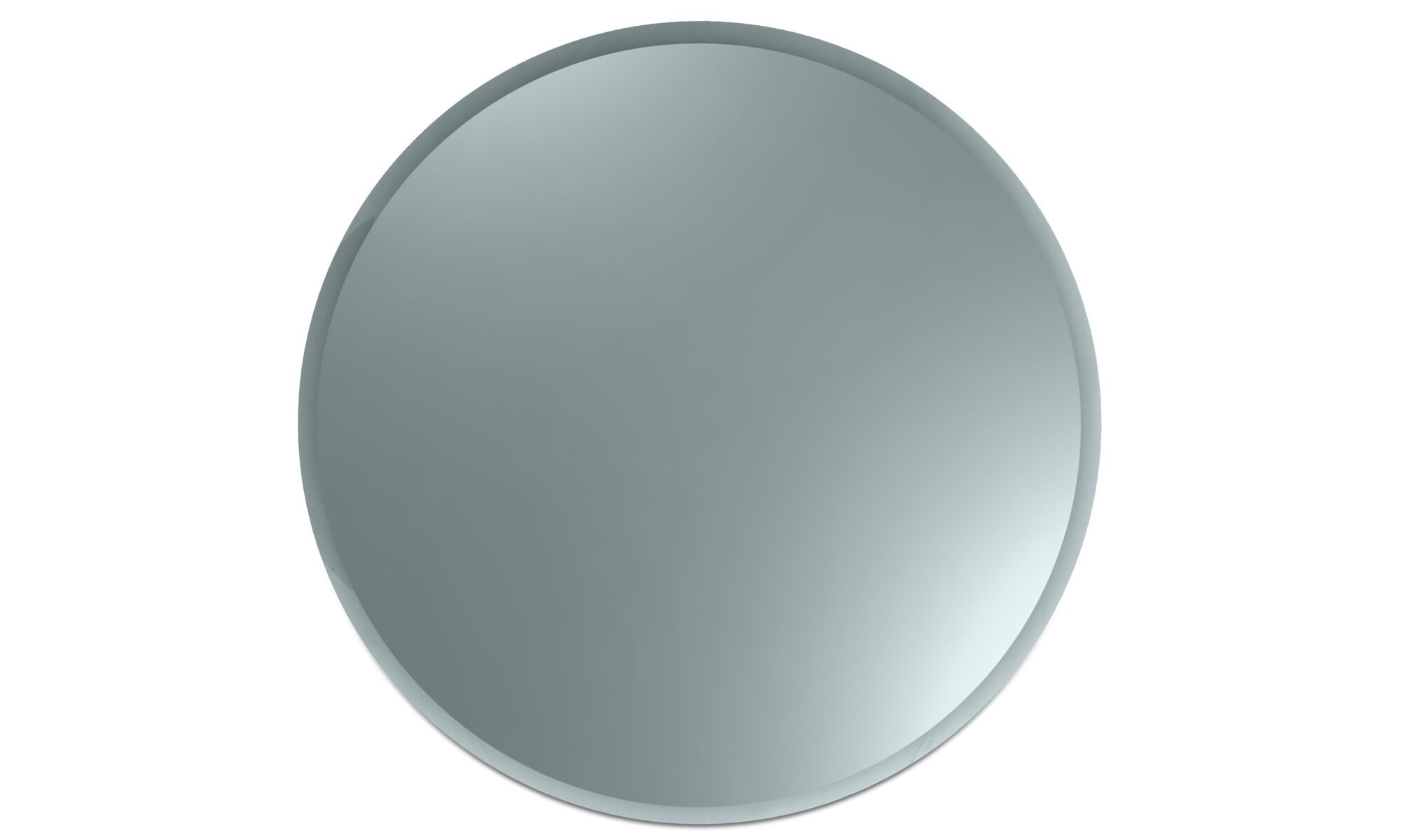 Tonet spejl - Gr� - � 70 cm