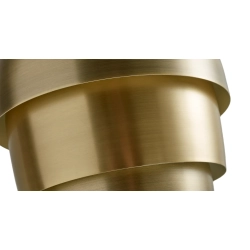 Loftlampe - Mat messing
