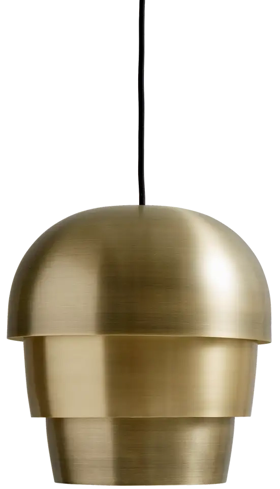 Loftlampe - Mat messing