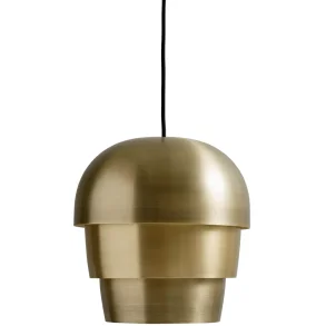 Loftlampe - Mat messing